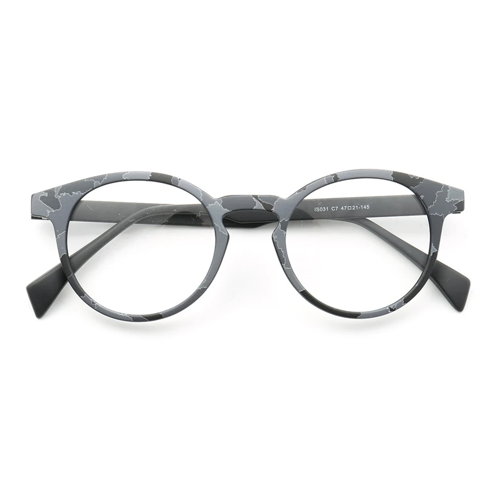 إطار نظارات ملون للرجال إكسسوار نابض بالحياة لتعبير هدية شخصية عتيقة نظارات عصرية VF0271C5