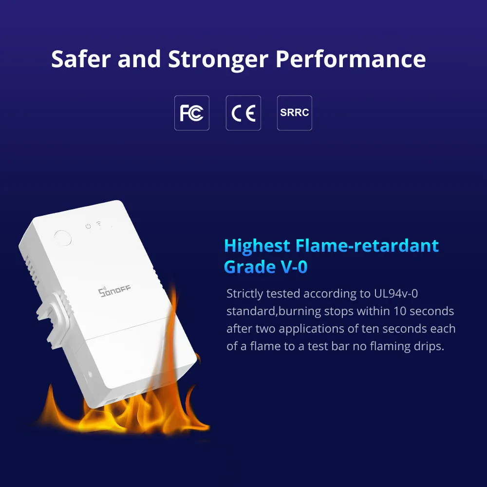 

Оригинальный умный Wi-Fi выключатель-измеритель мощности SONOFF POWR316 16A 2026 года с мониторингом энергопотребления и управлением через приложение eWeLink для водонагревателей