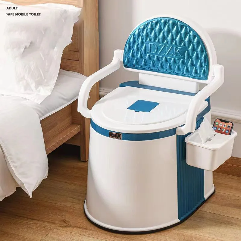 Elderly Toilet Stool Portable Toilet Squatting Pregnant or Disabled Movable Toilet Potty for the Elderly Travel Outdoor Camping