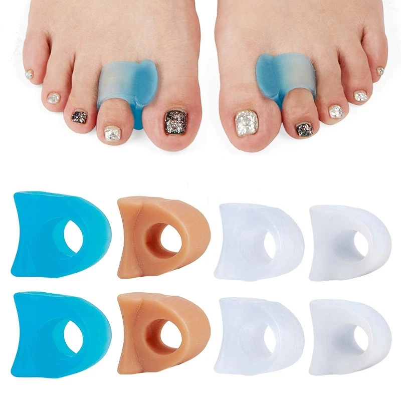 

10 пар Hallux Valgus кольцо для пальцев ног Separador силиконовый гель-разделитель для ухода за ногами ортопедический молоток-сепаратор выпрямитель