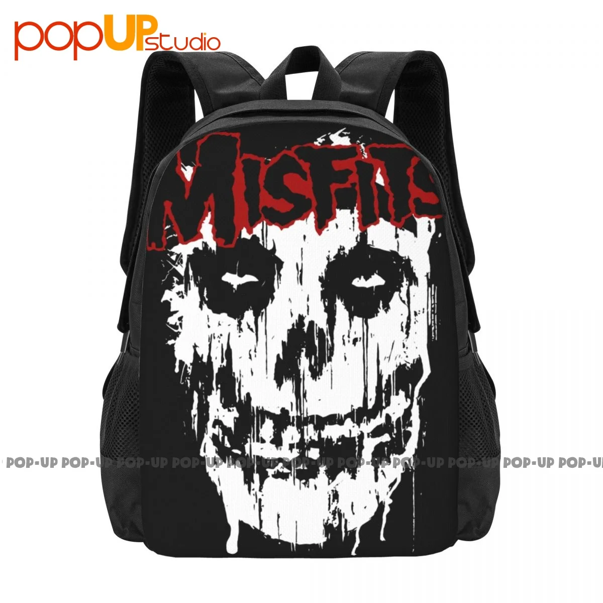 Maface-Splatter Punk Rock Big Up Bones Skull Kill Backpack, grande capacidade, mais novo, criativo Gym Tote Bag, Riding Backpack