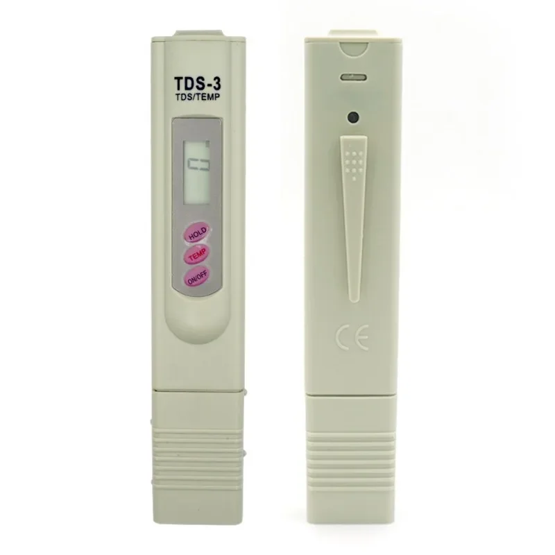 Probador de dureza de agua de temperatura de TDS-3 PPM, retención de tipo bolígrafo, medidor Digital TDS