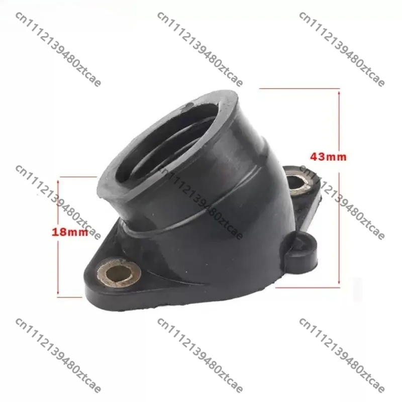 Off-road Motorcycle Carburetor Intake Rubber Boot, Dirt Bike Modified Carb Manifold Pipe Replacement Accessories