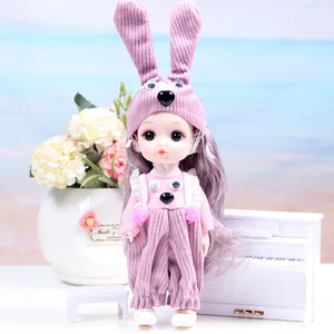 دمية باربي صغيرة متعددة المفاصل من مولي جيرل ، قابلة للتغيير ، 17 سم أفضل 8 دمى باربي رخيصة مبيعا - No2