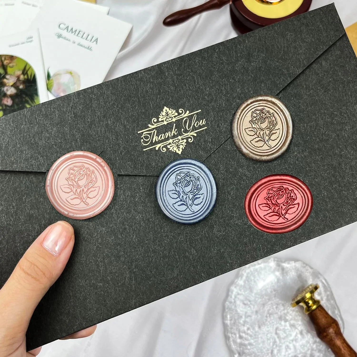 25Pcs Rose Style Wa…