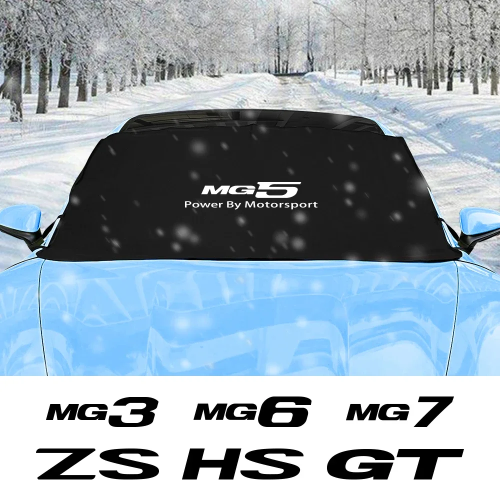 

Car Window Windshield Snow Ice Cover Anti-frost Anti-fog Auto Exterior Accessories For MG ZS HS GT HECTOR MG3 MG5 MG6 MG7