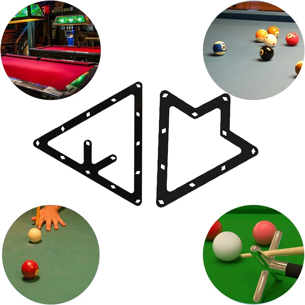 Billard Magic Ball Rack 8 Ball Dreieck und 9 Bälle Runde Magic Rack Halter Blatt Billardtisch Pool Positionierung Zubehör – Detail 6