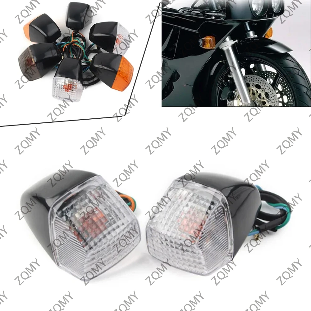 

1Pair Motorbike Turn Signal Light Lamp Front/Rear Indicator Lights For HONDA CBR250RR MC22 / CBR400RR NSR250SE VFR400 RVF400