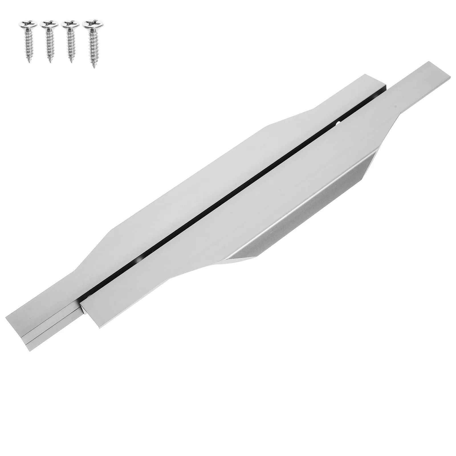 1Set Compact Aluminum Alloy Closet Door Pull Lightweight Cabinet Handle Small Furniture Pull Handle Door Handles