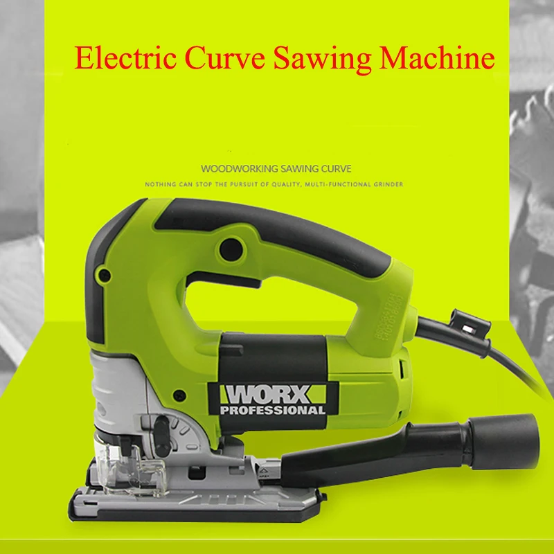 Varredura elétrica curva serra com velocidade ajustável multifuncional alternativa serra portátil ferramentas elétricas para trabalhar madeira wu462