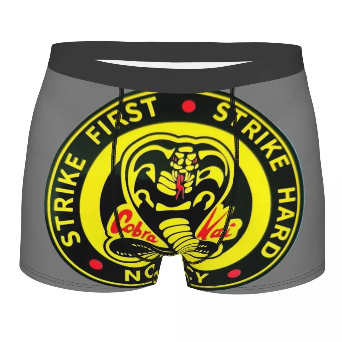 

Karate Kid Cobra Kai Vintage Men's Boxer Briefs, Highly Breathable Underwear,Top Quality 3D Print Shorts Gift Idea