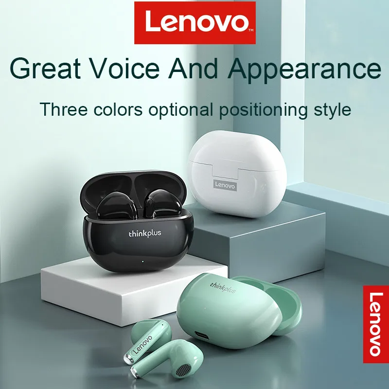 Original Lenovo XT93 Bluetooth 5.2 Headphones Composite Membrane Unit Earbuds Low Power Consumption HD Calling Headset with Mic