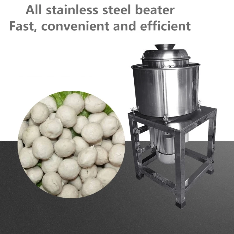 Batidora Comercial para Albóndigas, Máquina Automática para Hacer Albóndigas de Carne y Pescado, Procesador de Alimentos, Licuadora