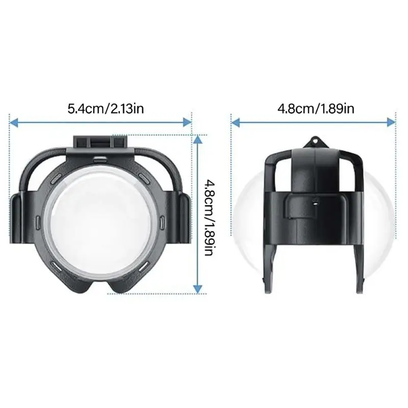 Shatterproof Tempereds Glass Lens Protectors Full Coverage for X5 Camera D2RC