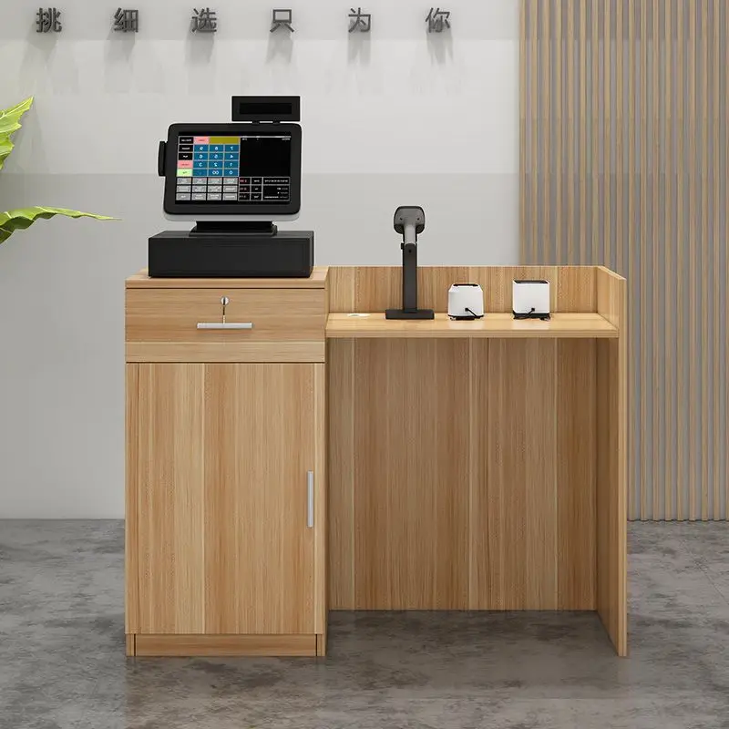 Simple checkout page, small convenience store clothing store beauty salon store bar table