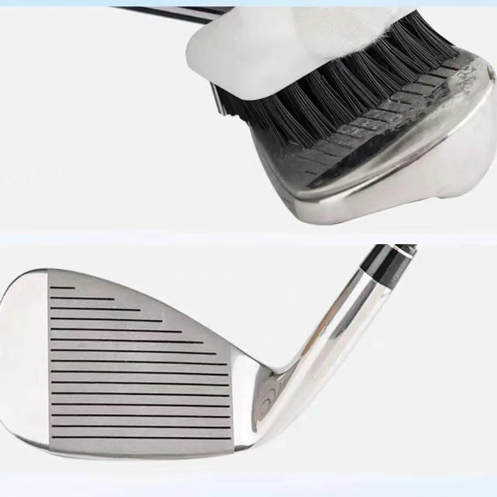 

Easy to Carry Golf Club Groove Cleaning Brush Durable Club Cleaner Golf Accessories Kit for Outdoor Practice