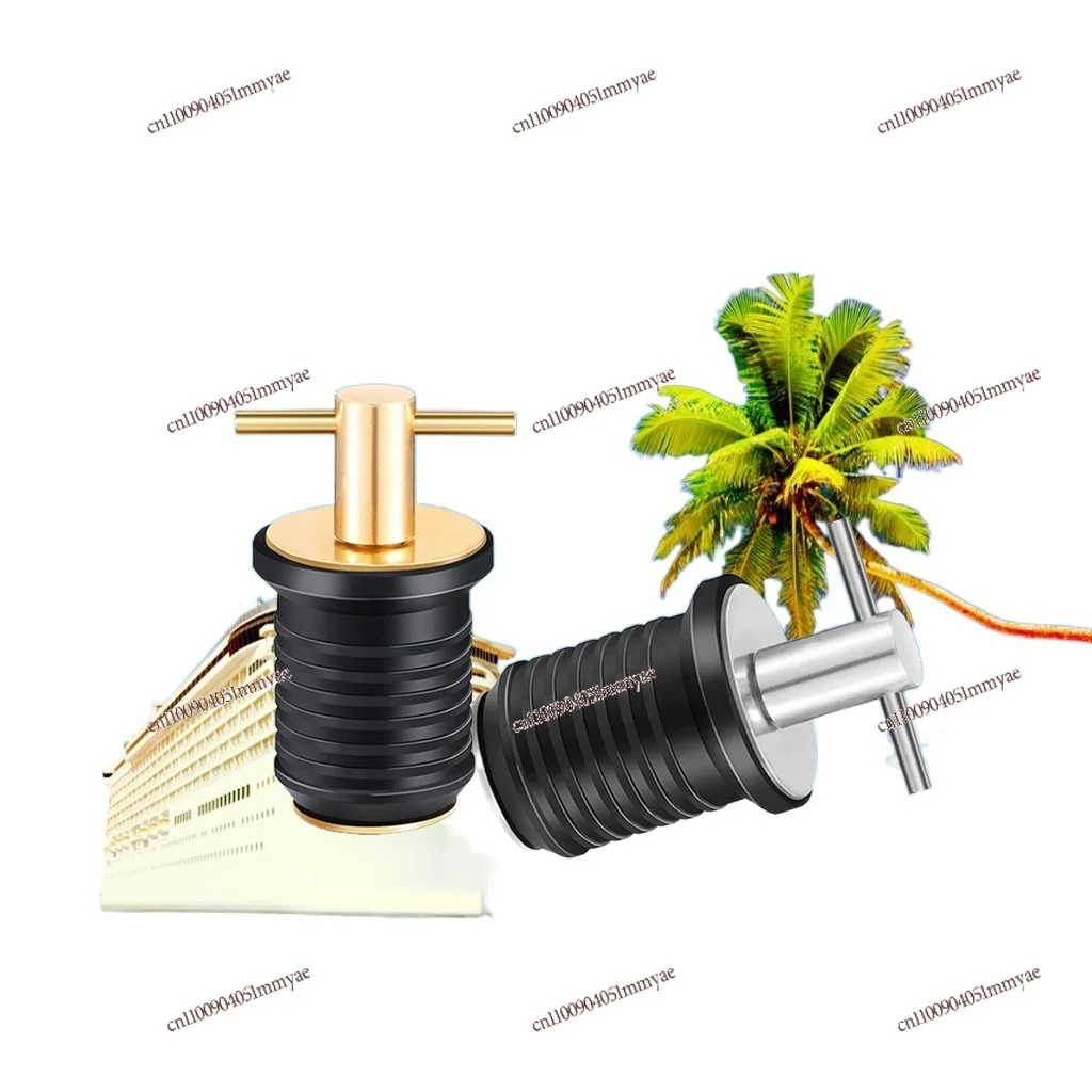 

Marine Cross Drain Plug, Deck Drain Hole Wire Plug, Kayak Motor Boat