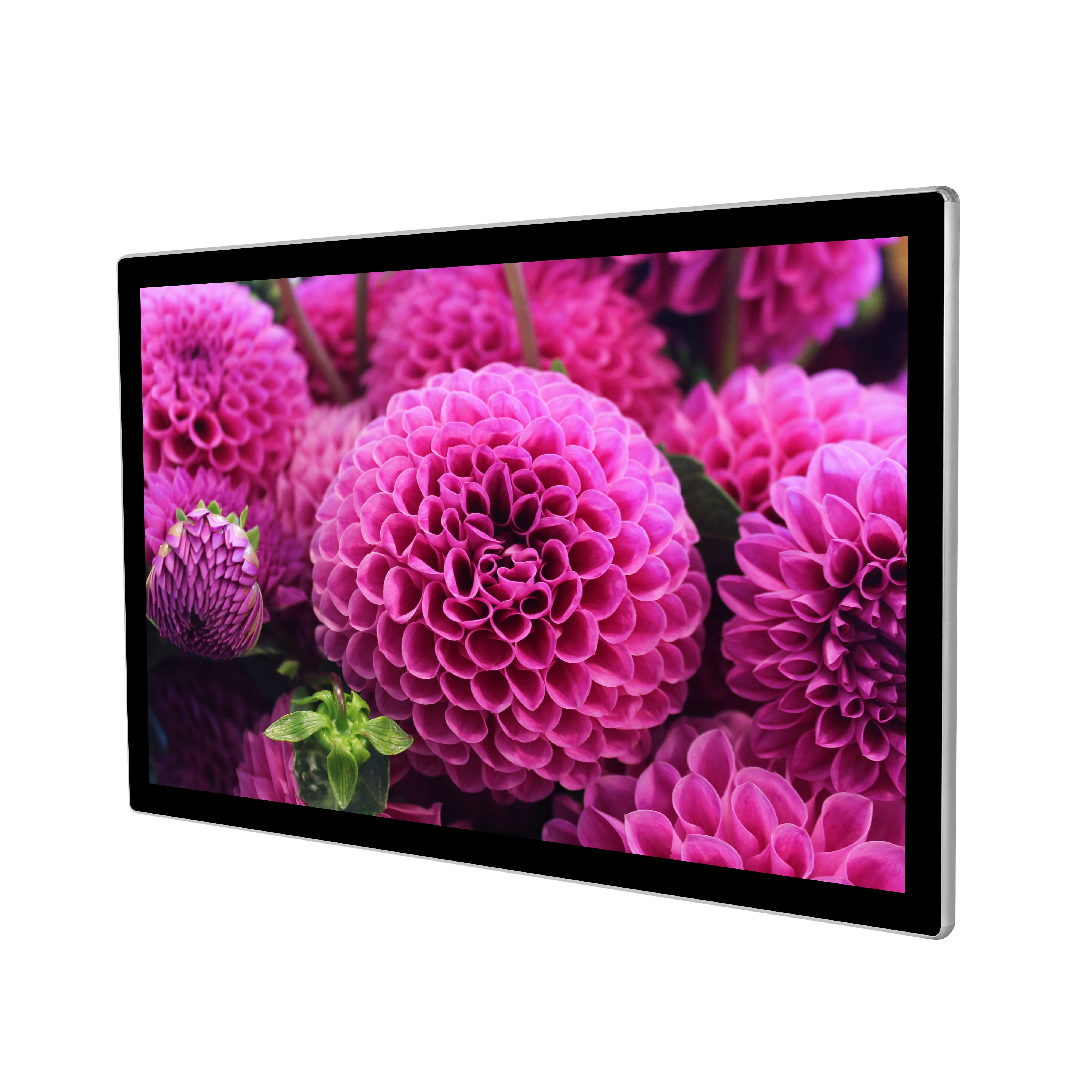 21,5 Zoll Indoor Digital Poster Video Player Vertikaler Touchscreen LCD TV Werbetafel Wandhalterung für Flughafen 1 Jahr