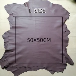 0.8/1mm Mango Yellow/Reddish Brown Sheepskin.First Layer Leather.Real Leather Fabric.Handmade DIY For Soft Bag.Whole Sheepskin
