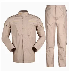 ACU Army Combat Uniform khaki Military Fans PMC Tactical combat Style Training Shooting  Outdoor sports Suit Long sleeved+ pants