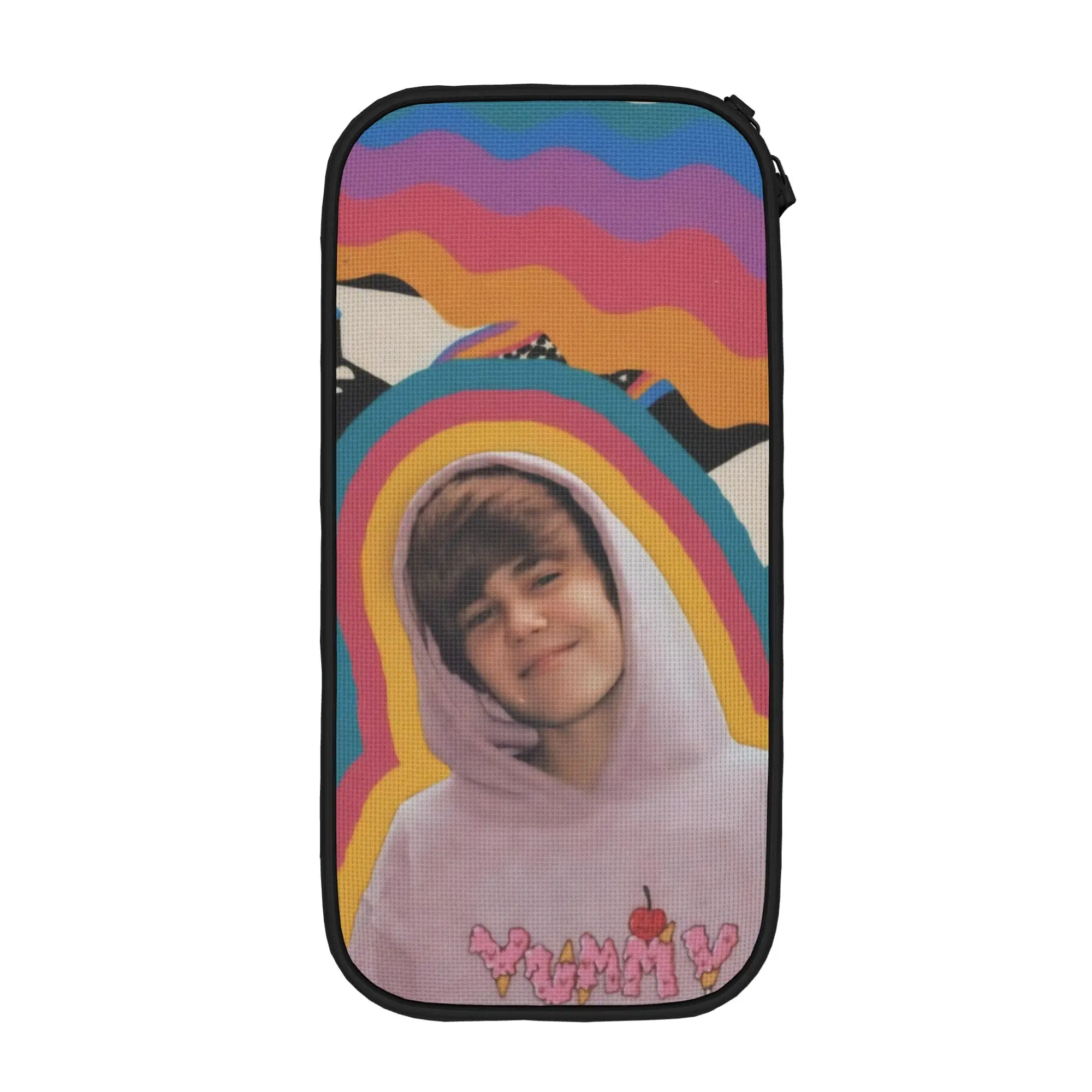 Justins Popular Singe Biebering Pencil Case Classic Pen Bag Student Big Capacity Students School Zipper Pencilcases
