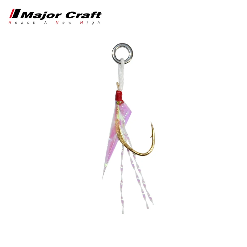 Micro Fish Lure Skin Hook MajorCraft Japan Horse Brand New Tied Root Fishing Bionic Sequin Single Hook