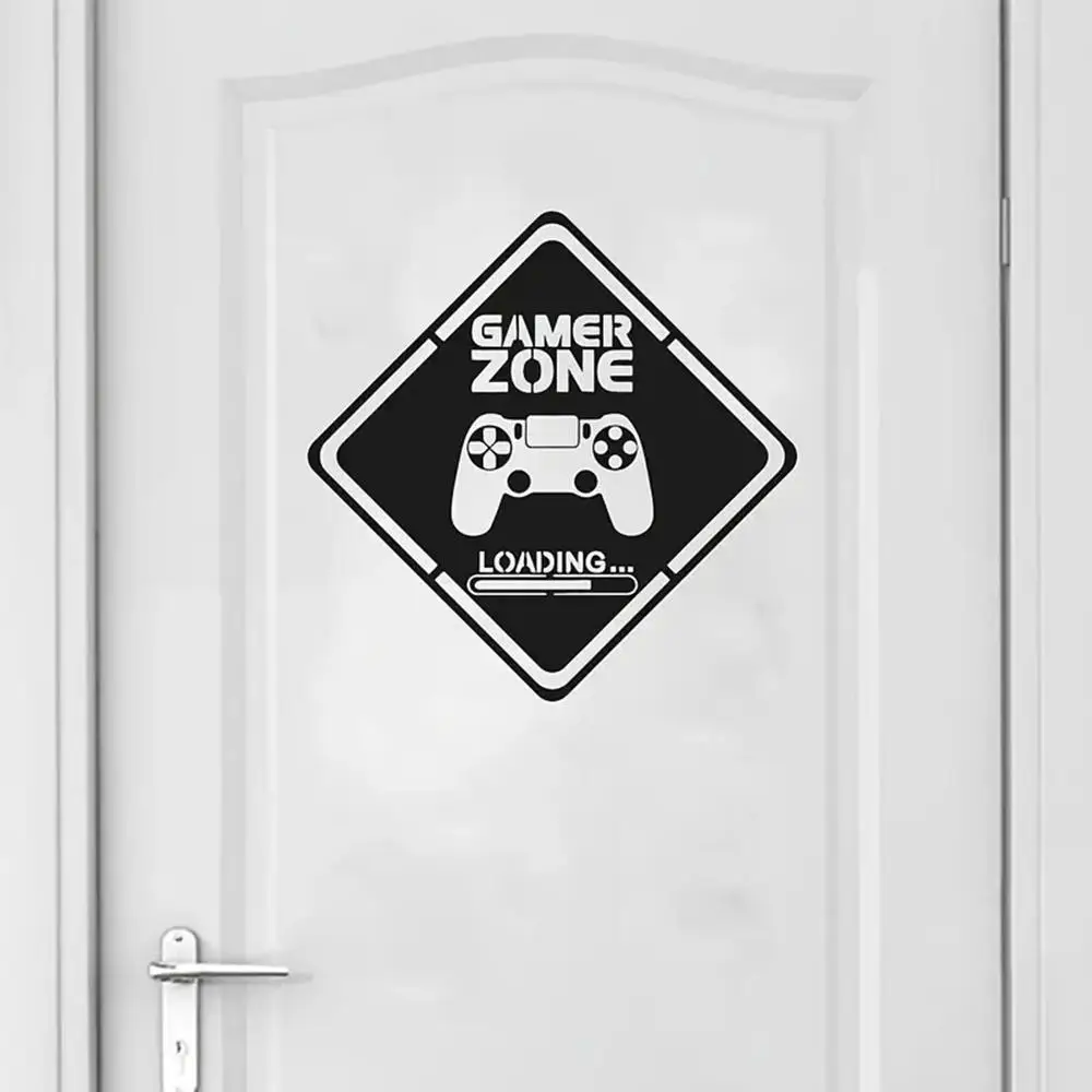 1 pc hot sale game loading zone wallSticker Waterproof Vinyl Wallpaper Home Decor For game Rooms bedroom Diy Home Decoration