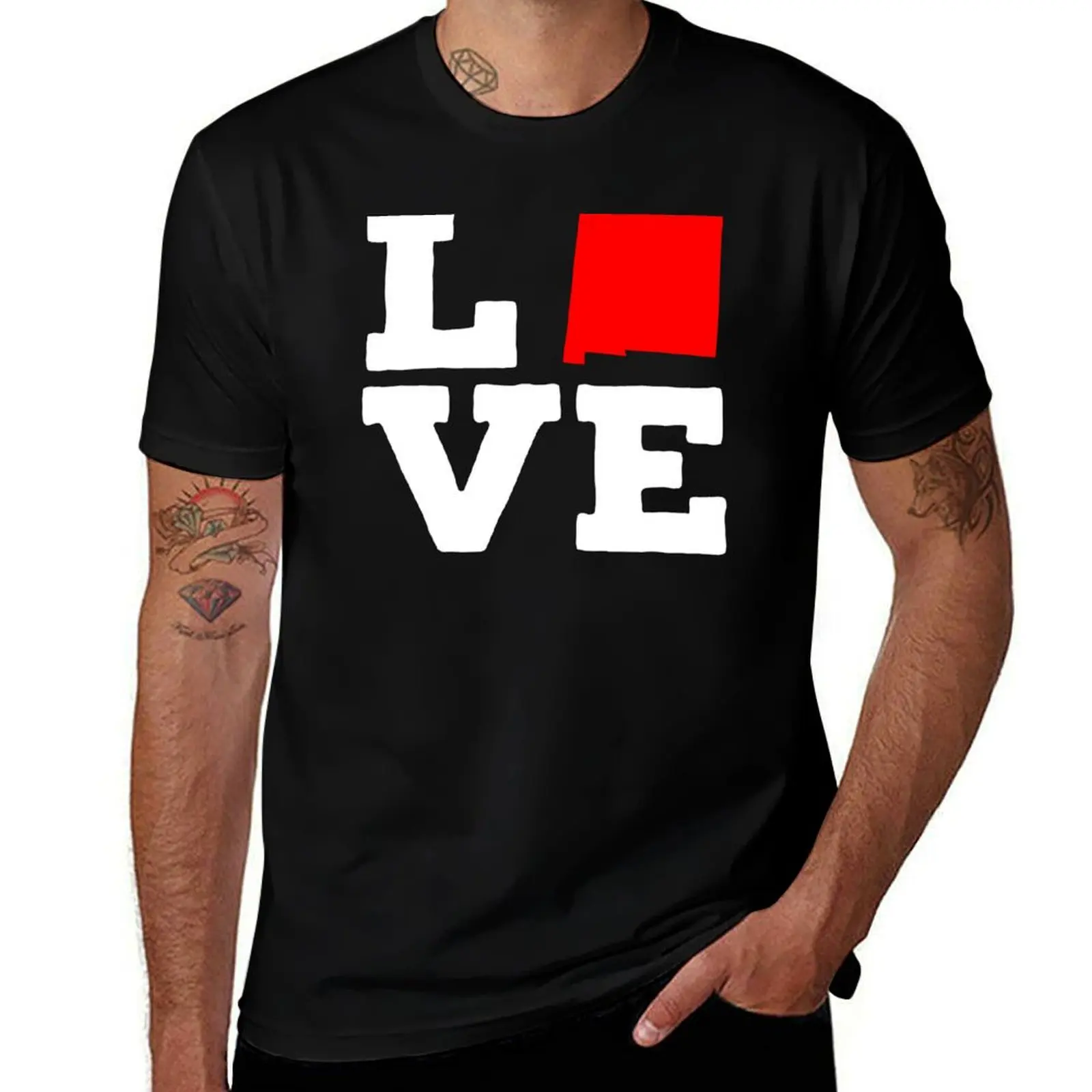 

i love new mexico T-Shirt cotton t shirts high quality printed t shirts for man t shirt man casual T-Shirt