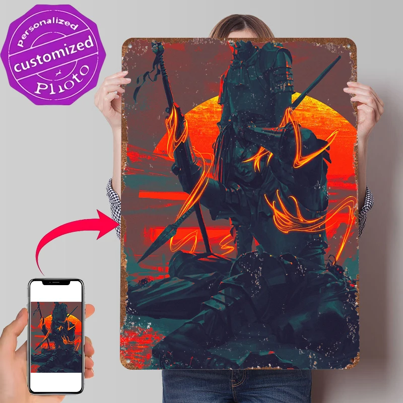 Sorrow Tin Poster Customized Wall Art Retro Vintage Metal Signs for Fans Room Custom Plate Decoration Home Decorations House