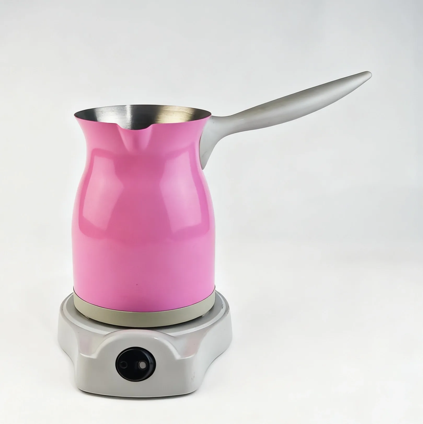 200ml Electric Coffee Pot Portable Espresso Machine Anti-spill Stainless Steel Separated Italian Mocha Pot Turkish Coffee Maker view 2