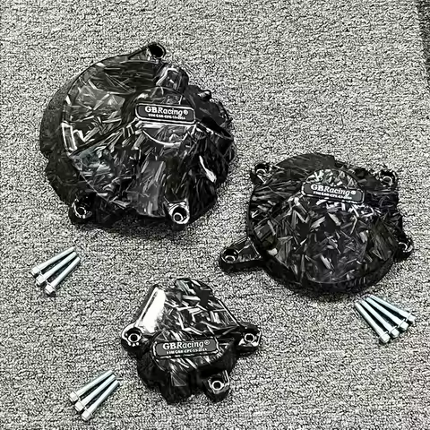 For Honda CBR1000RR-R &amp; RR-R SP 2020-2024 Motorcycle Engine Protection Cover Carbon Fiber Texture
