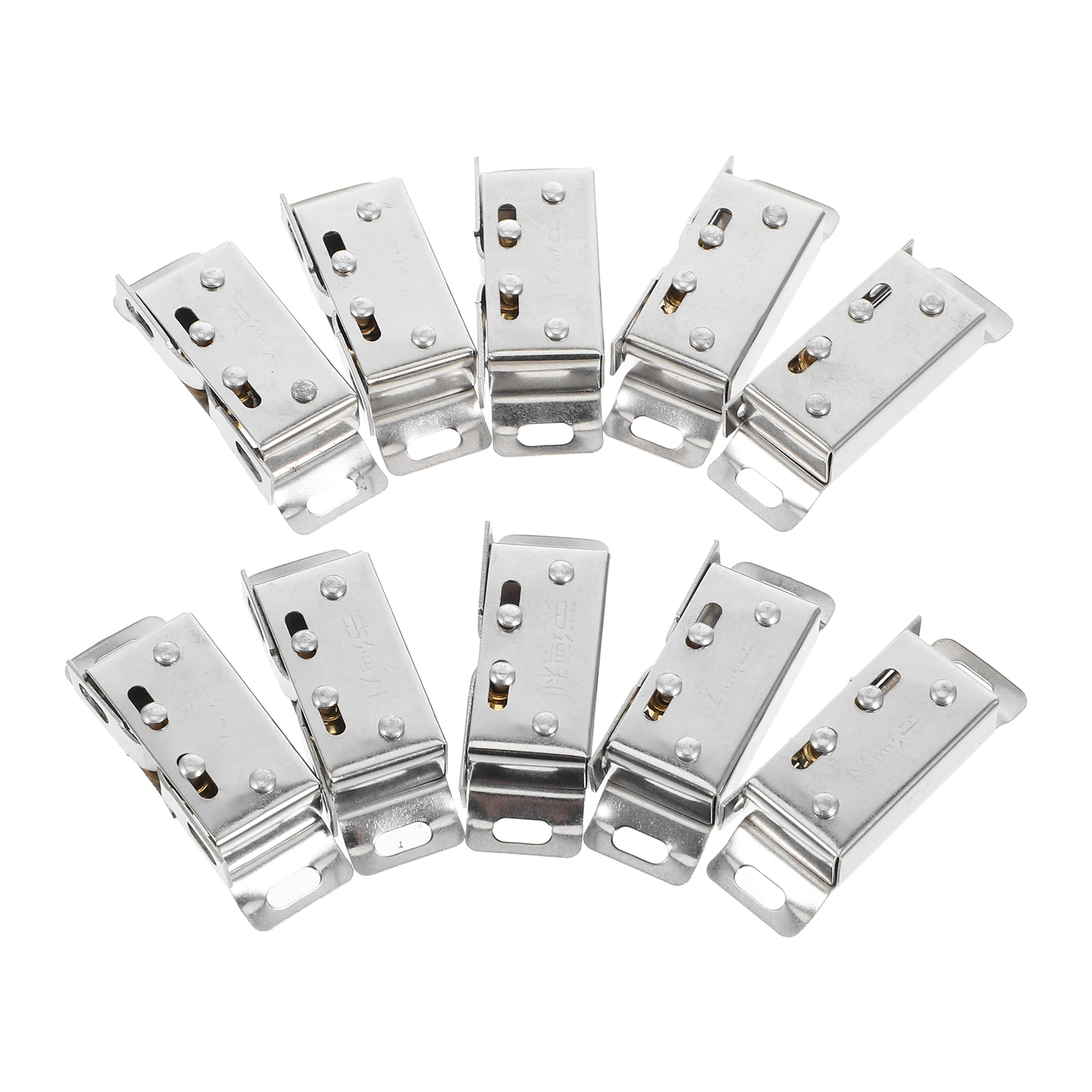 

10pcs Spring Ball Catch Stainless Steel Durable Magnetic Cabinet Latch Closet Door Replacement Wardrobe Pulley Sliding Door