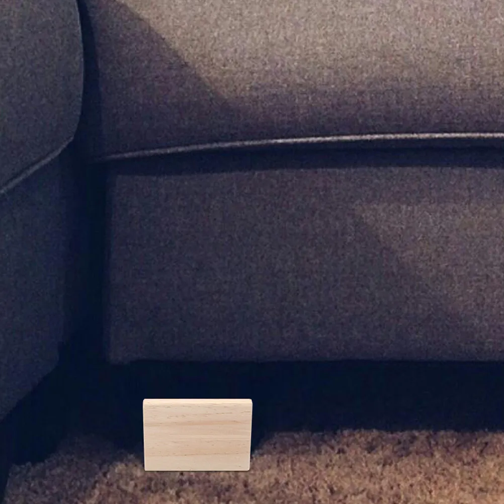 

2Pcs Bed Risers Heavy Duty Wooden Furniture Lifts for Beds Tables Couches Easy Install Furniture Risers Table Riser