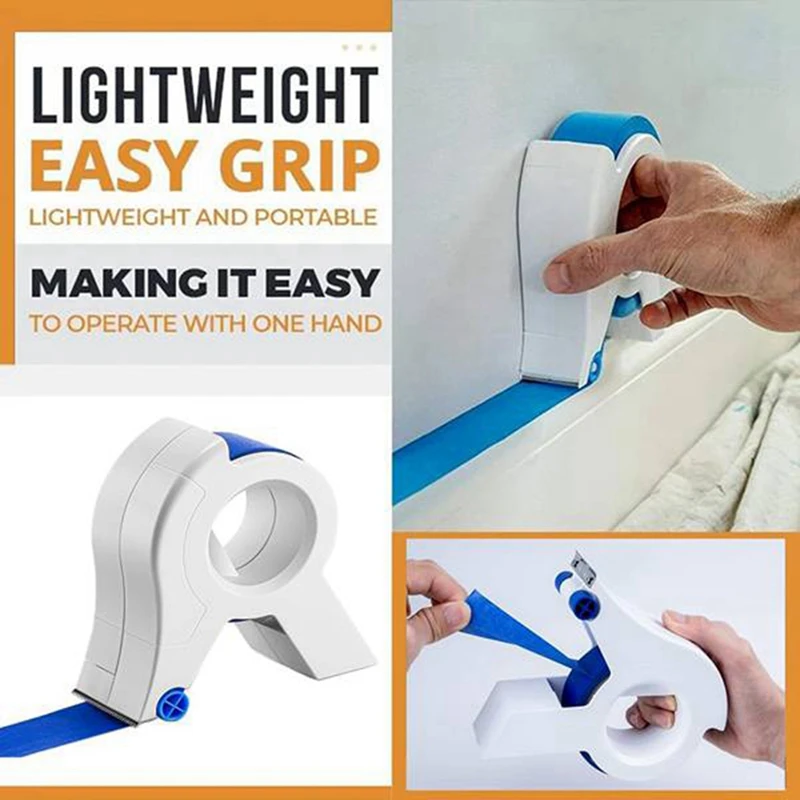 Masking Tape Applicator With 2Pack Each 1.4 Inch Tape Painters Tape Dispenser For Window Trim Door Frames