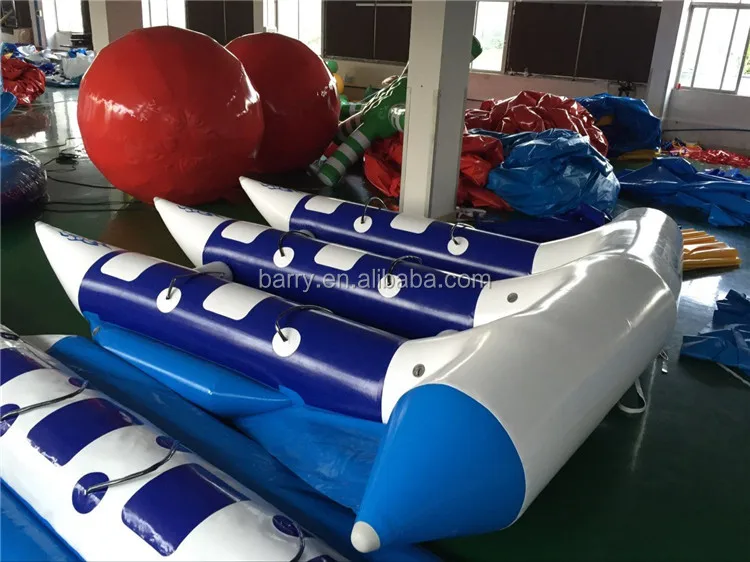 Water Sports Super Durable Banana Boat Inflatable Flying Fish Towable Tube/ Fly Fish Ride