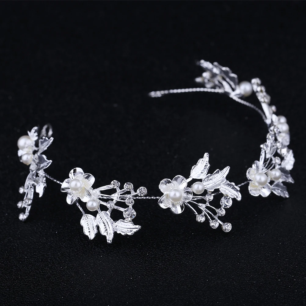 

Серебряные украшения со стразами, элегантный свадебный головной убор, свадебный головной убор, свадебный головной убор, головной убор для невесты, выпускного вечера