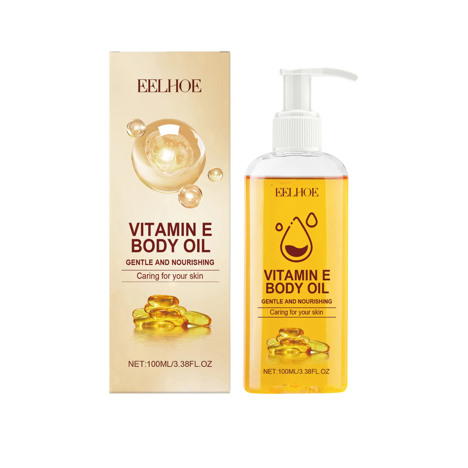 Vitamin E Oil for Body Tightening Pure Plant Extracts Essential Oils for Skin Care Deep Relaxation Moisturizing Body Massage Oil