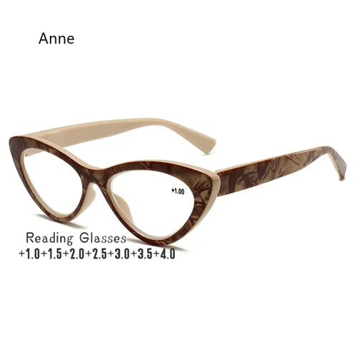 Nuevas gafas de lectura tipo ojo de gato para mujer, gafas de lectura para presbicia ligeras 1,0 1,5 2,0 2,5 3,0 3,5 4,0, gafas para presbicia