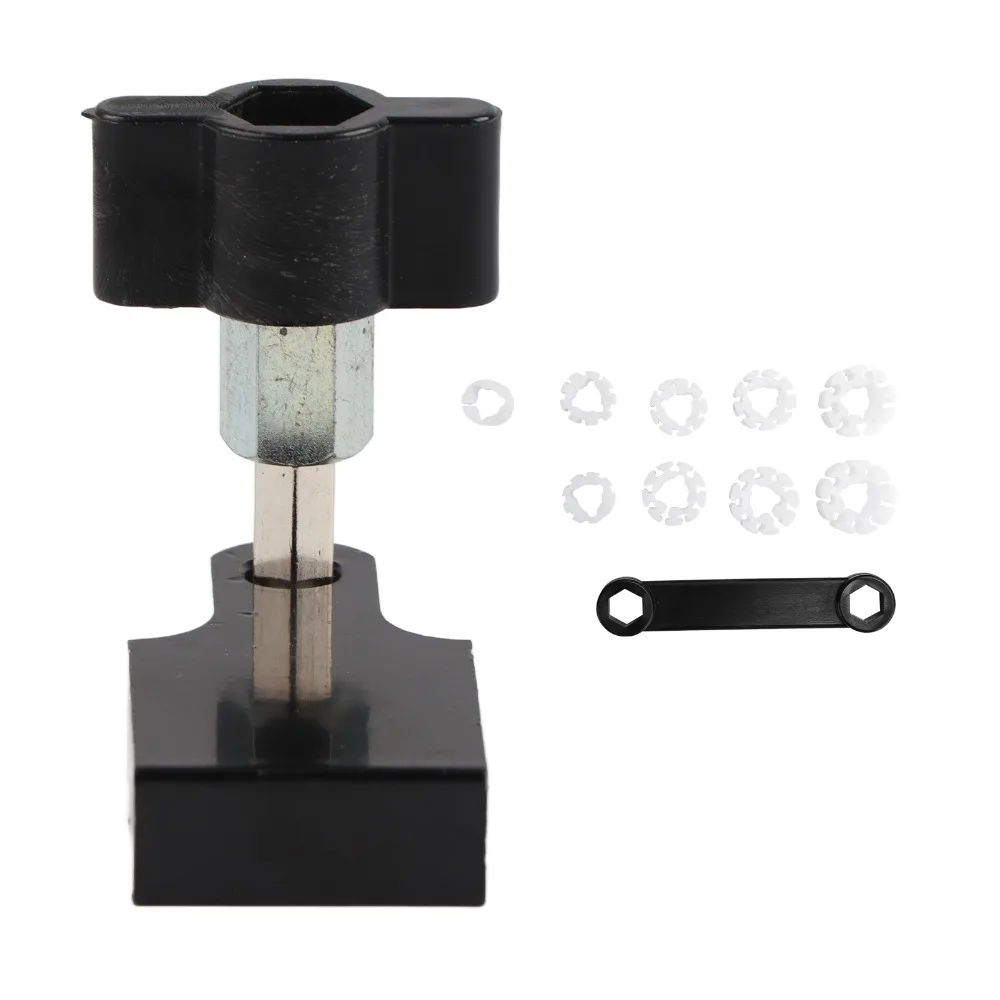 Fixed Setting Ring Fixture Clamp Black Color Modern Design Ring Clamp Holder White Color Engraving Tool Kit Designing Jewelry