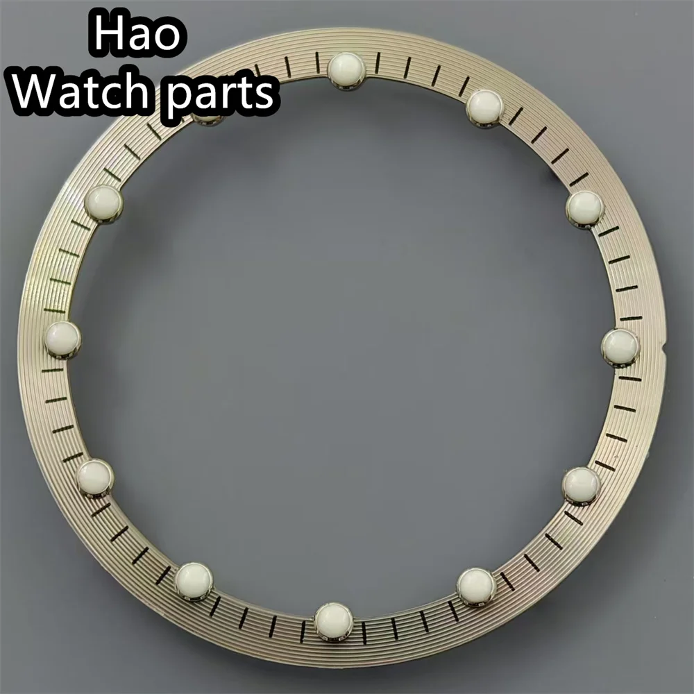 BLIGER 29mm 시계 다이얼 할로우 다이얼 링, NH70, NH71, NH72, 스켈레톤 무브먼트, 녹색 발광 플레이트, 시계 수리 액세서리