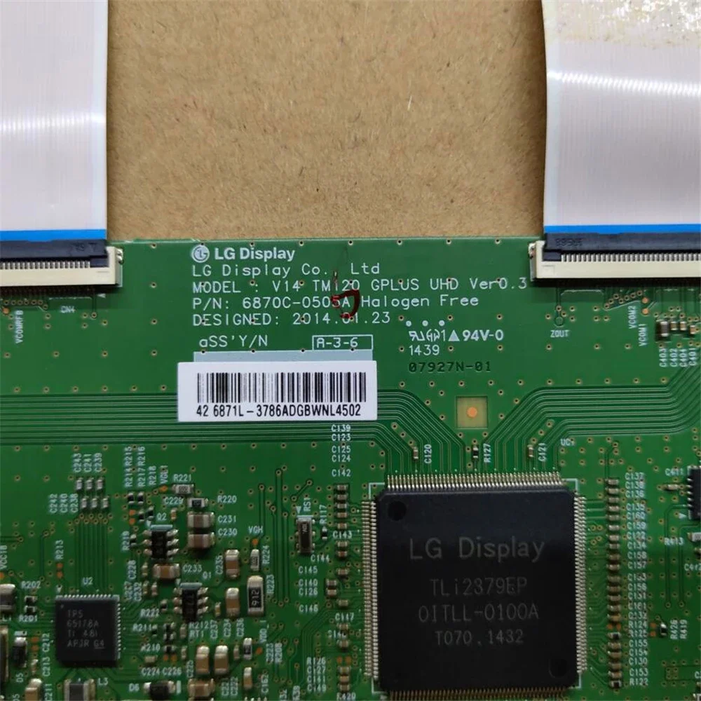اختبار جيد أصلي لـ 6870C-0505A V14 TM120 GPLUS UHD Ver0.3 T-CON لوحة المنطق 42 \ 49 \ 55 بوصة الصولجان 50 " u50