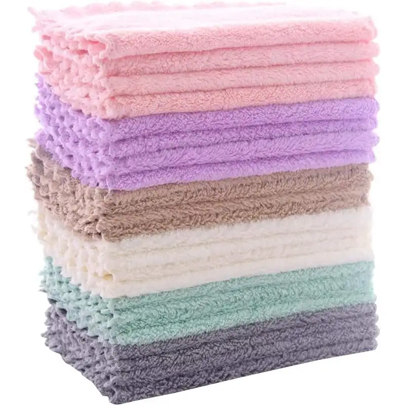 24 Pack Kitchen Dishcloths - Does Not Shed Fluff - No Odor Reusable Dish Towels, Premium Dish cloths (Multicolor)