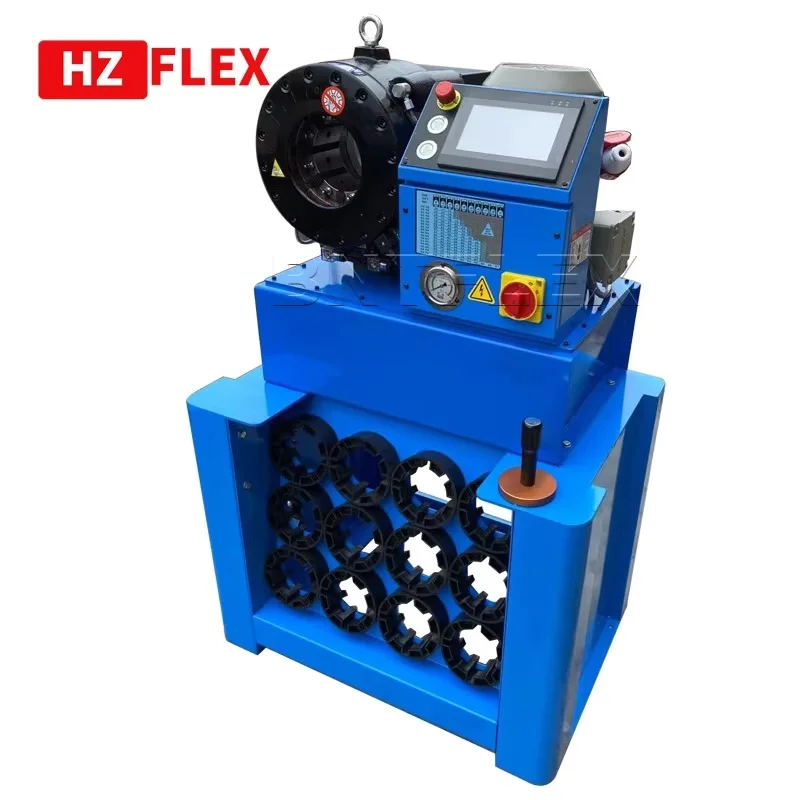 

12V 220V 380V BNTP32T mobile van hydraulic press for crimping of high pressure hose pipe machine p32T ac car horse crimper hose