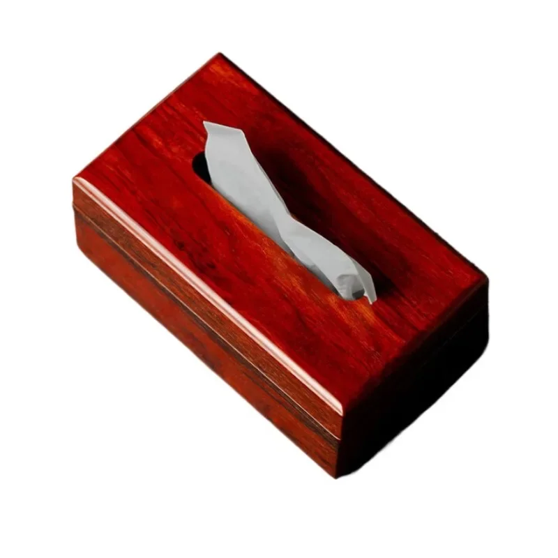

Paper towel box storage solid wood Chinese retro