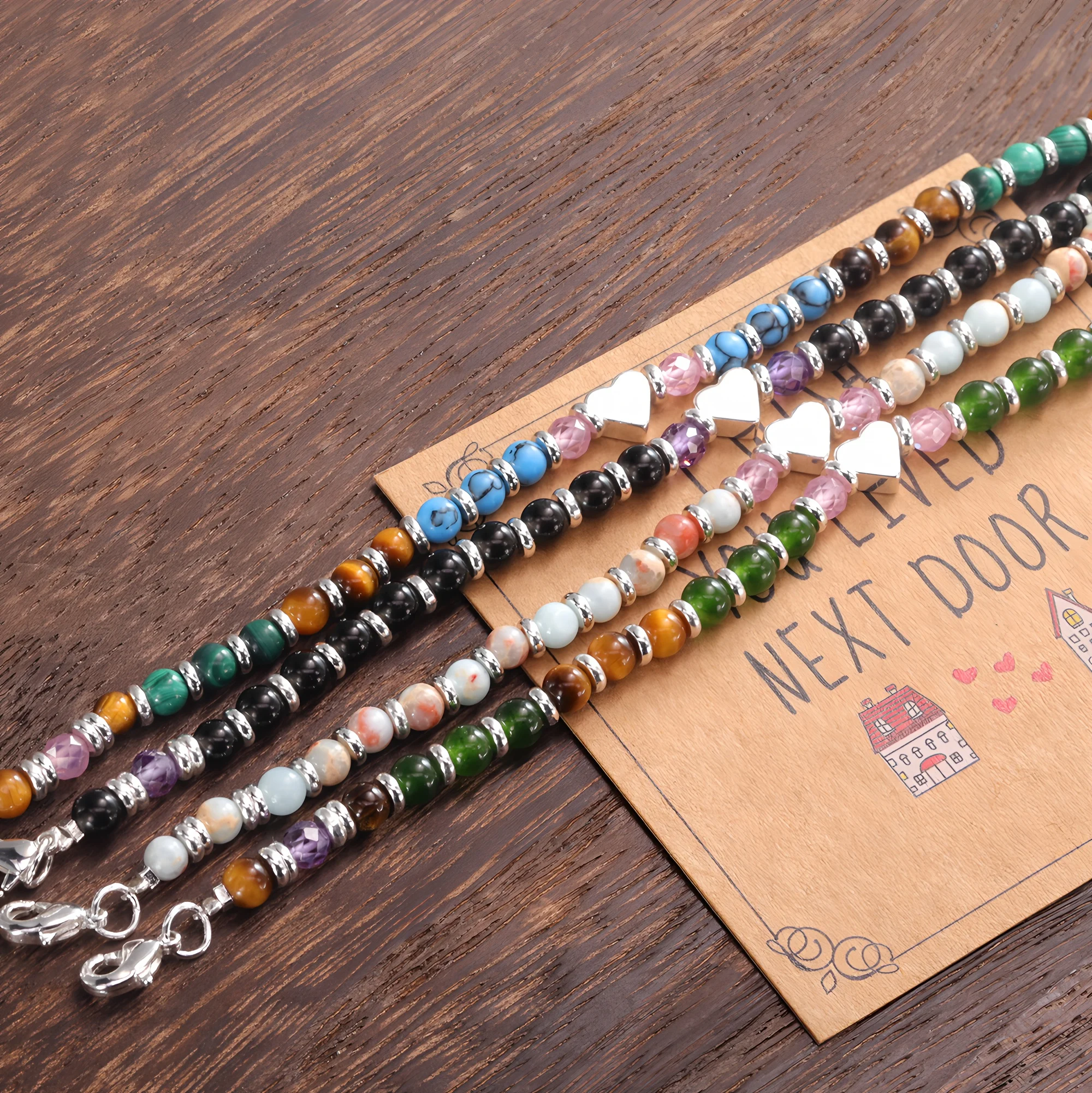 

Браслет VENTFILLE из стерлингового серебра 925 пробы с сердечками оригинального цвета для женщин, аксессуары для снятия стресса и энергии, ювелирные изделия, подарок, дропшиппинг