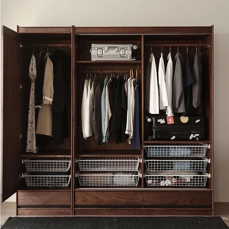 Vintage Vanity Wardrobes Closet Unit Rail Top Space Saving Storage Wardrobes Closet Cute Drawers Guarda Roupa Furniture Home