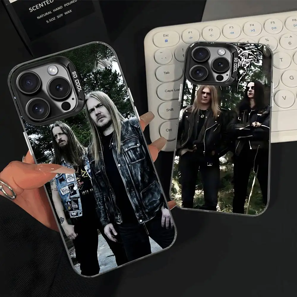 

D-Darkthrone Phone Case For iPhone 14,16,12,15,13,17,11,E,Pro,Max,Plus,Air,Mini Black Soft Cover