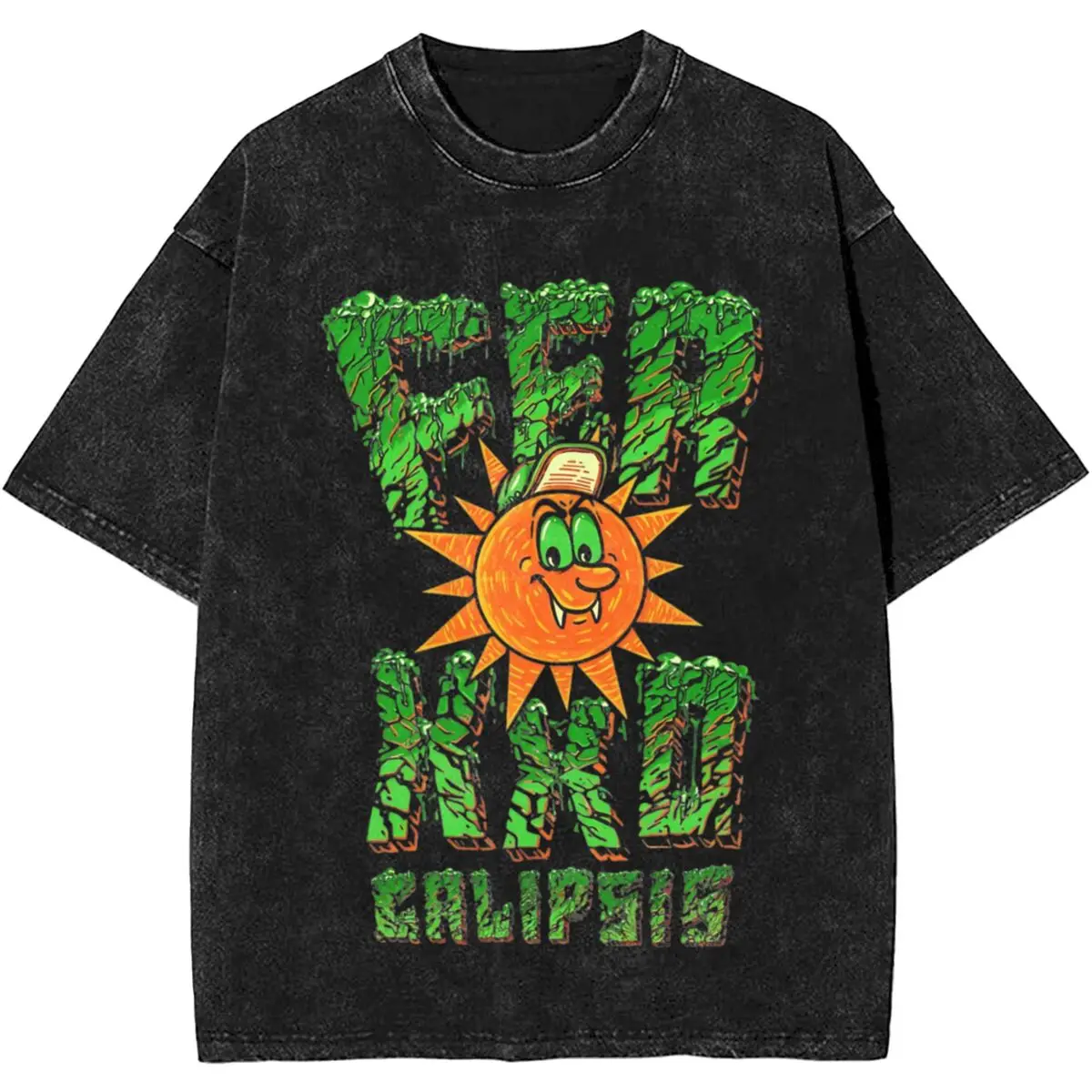 FERXXOCALIPSIS WORLD TOUR 2024 Ferxxo Collage Feid Apparel Washed T Shirts for Men Women T-Shirt Tees Tops Short Sleeve