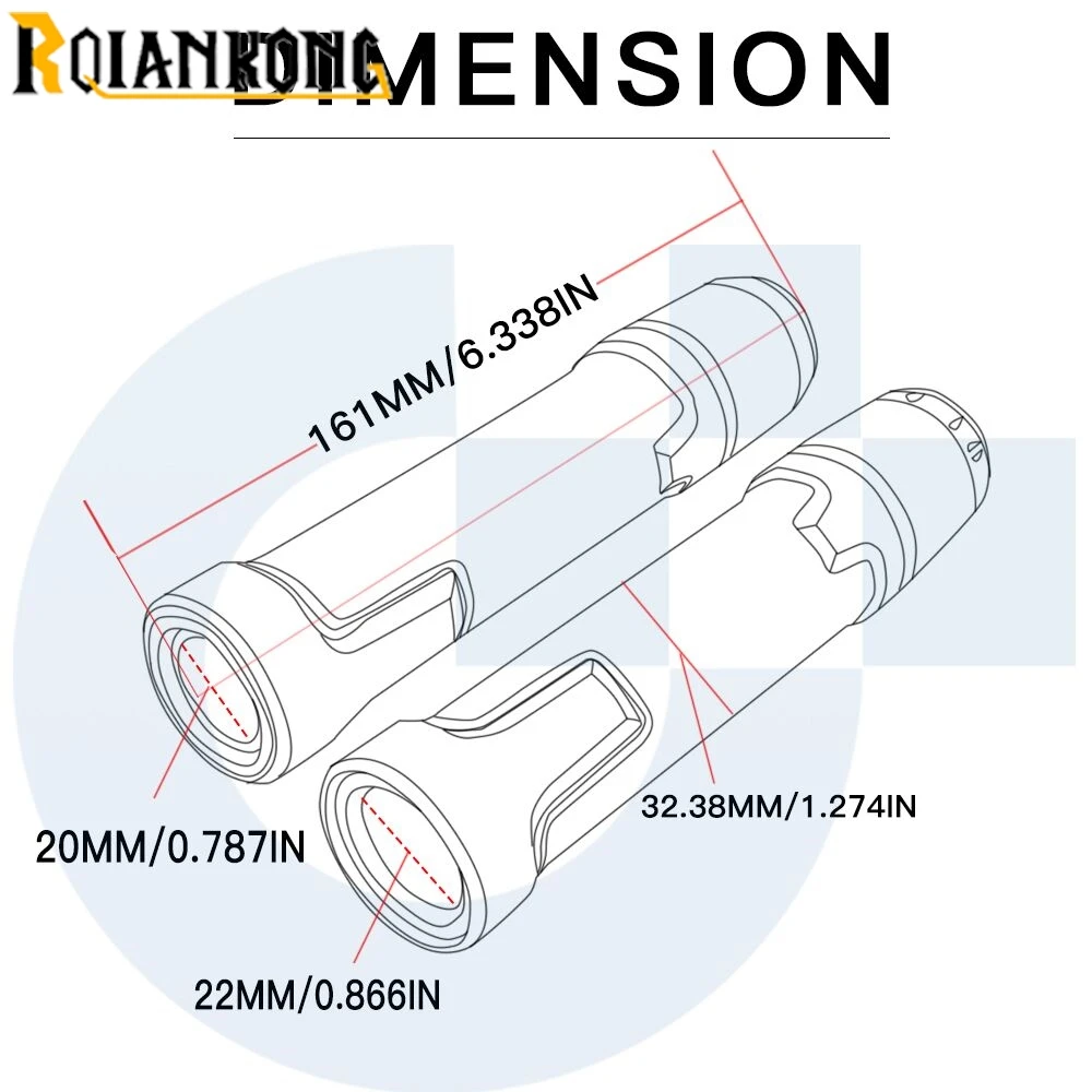 لياماها TTR12 TTR125 TT-R 12 125 LW E 1993-2024 2025 2026 7/8 "22 مللي متر دراجة نارية مقبض مقود دراجة مقود المقود القبضات