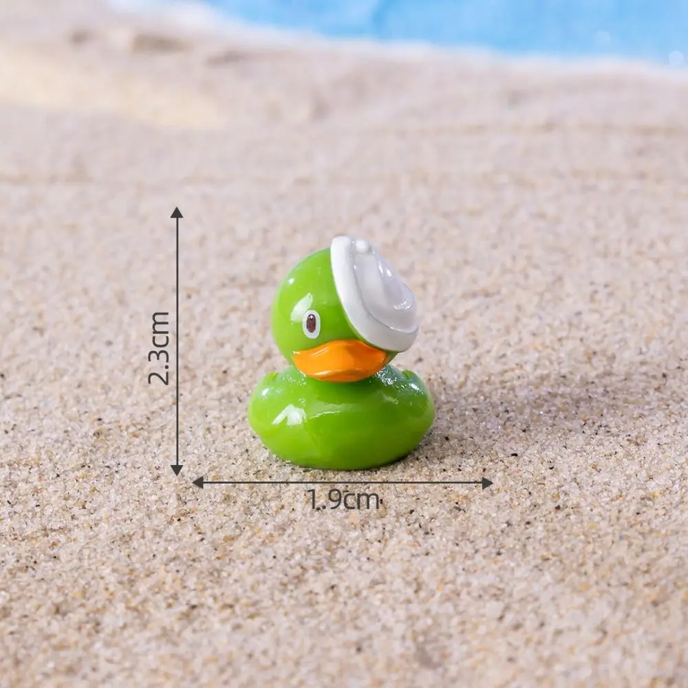 

Cute Mini Duck Figurines DIY Resin Crafts Duck Figurines Miniature Handmade Cartoon Micro Landscape Decoration